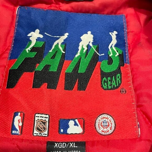 Vintage University of Nebraska Cornhuskers College 1990s Puffy Hooded Jacket - Picture 7 of 9